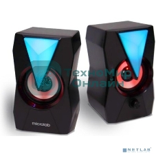 Акустическая система MICROLAB B22 черный 6 Вт RMS, Распределение мощности 3 Вт x2, Гармонические искажения: < 0,5% (1 Вт 1 кГц), Частотная характеристика: 120 Гц - 20 кГц, Соотношение сигнал/шум: > 65 дБ