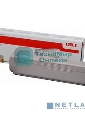 Картридж лазерный Oki C831/841 голубой 10K