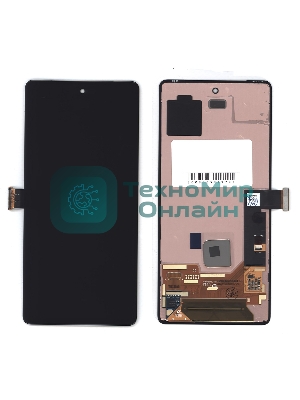 Дисплей (модуль) для Google Pixel 7 в сборе с тачскрином черный orig