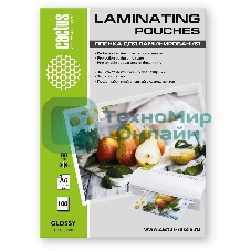 Пленка для ламинирования Cactus 80мкм A6 (100шт) глянцевая 111x154мм CS-LPGА680100