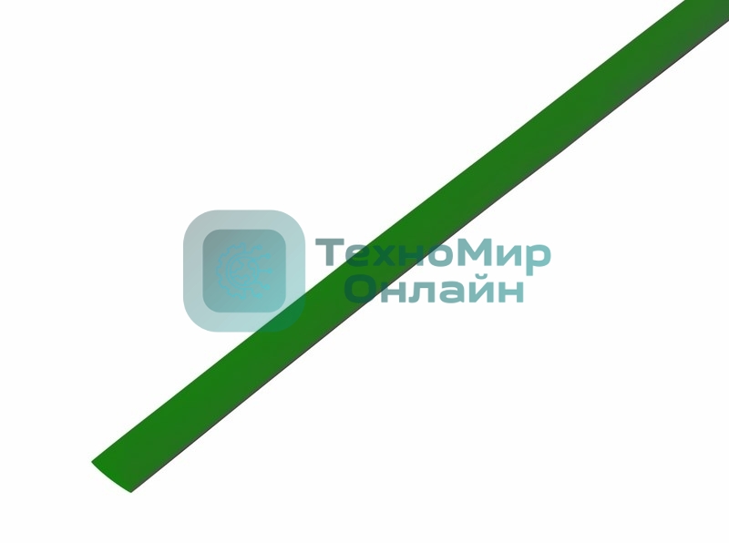 Трубка термоусадочная Rexant 5.0/2.5 1м зеленый