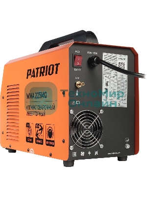 Сварочный аппарат PATRIOT WMA 225MQ (605301755) инверторный mig/mag/mma стальной и флюс. провлокой
