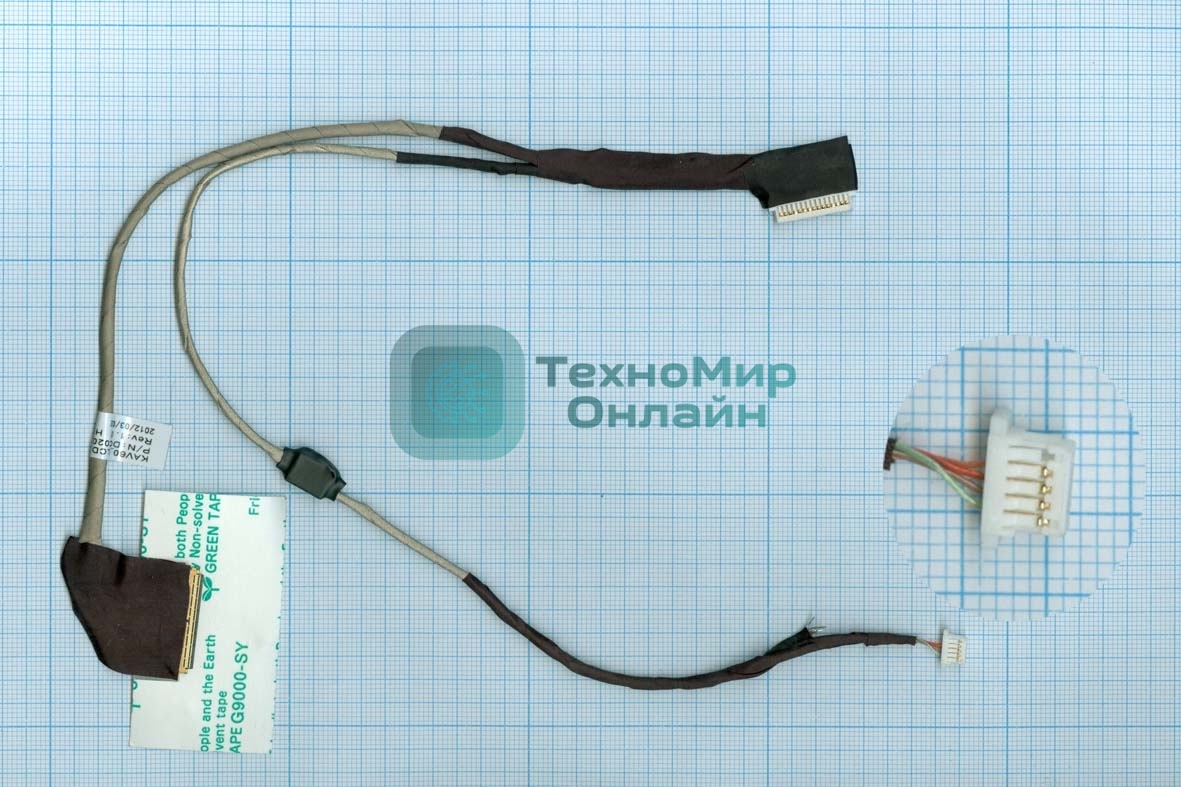 Шлейф матрицы для ноутбука Acer Aspire One D250 (толстый разъем) 7515250