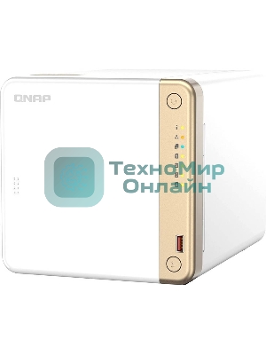 Сетевое хранилище NAS Qnap Original TS-462-4G 4-bay настольный Celeron N4505