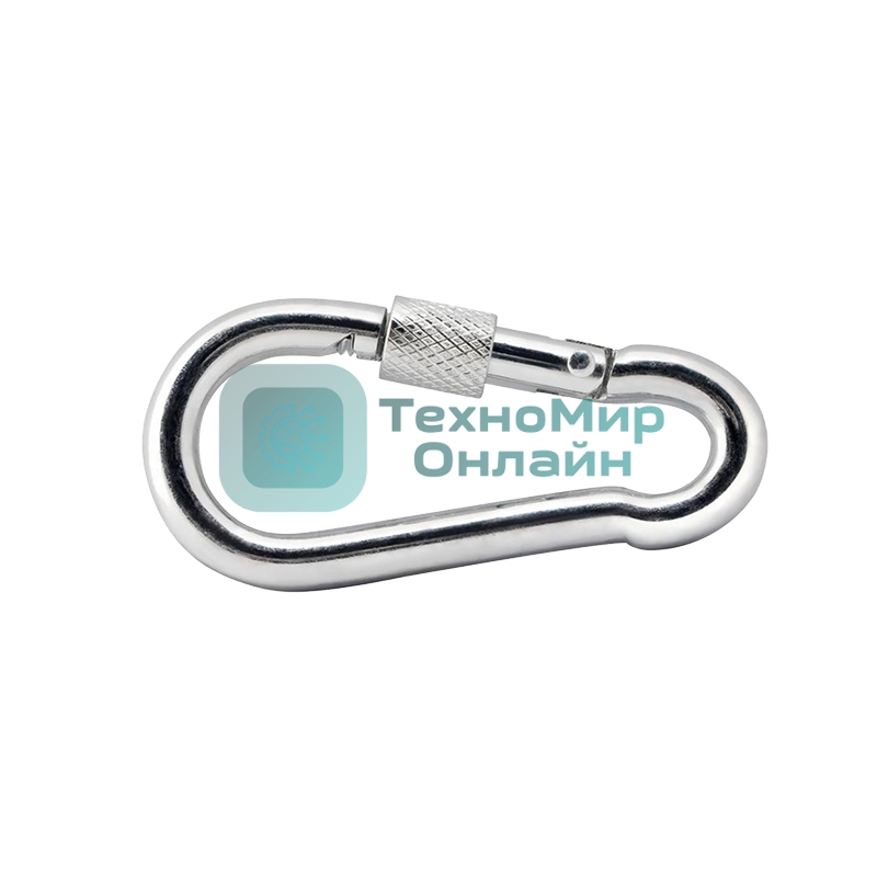 Карабин с гайкой DIN 5299D, 6,0 мм