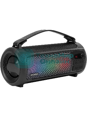 Колонка портативная Hyundai H-PS1025 черный 40W 2.0 BT 10м 3000mAh