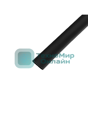 Трубка термоусаживаемая Rexant ТУТ-HF(2:1)-6/3 черная