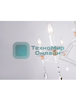 Светильник Ambrella light TR9596/6 WH белый E14/6 max 40W D660*880