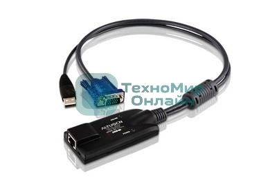 Модуль удлинителя VGA+K/M USB ATEN (KA7570-AX) 40 метр., 1xUTP Cat5e, для подкл. комп. к перекл. KH15xxA/KH15xxAi/KL15xxA/KL15xxAi/KH25xxA, макс.разр
