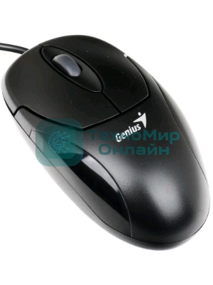 Мышь проводная Genius XScroll V3 черный, 1000 dpi, USB, кнопки - 3