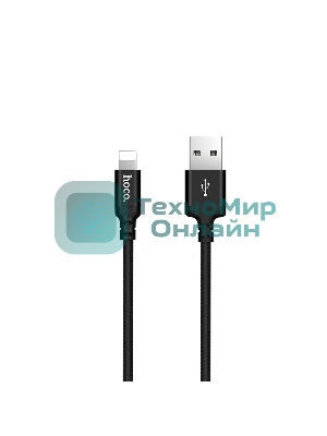 Кабель HOCO X14 USB 2.0, AM/Lightning M, черный, 1м