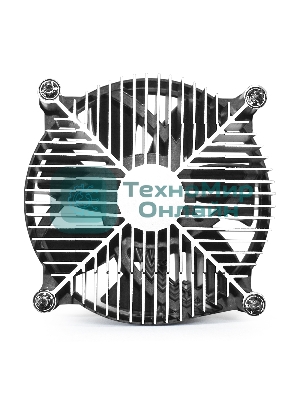 Кулер для процессора ExeGate EK-11508.PWM серебристый/черный, 90 мм, алюминий, 2600 об/мин, 23.5 дБ, 4 pin, 75 Вт, 60 мм