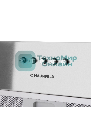 Вытяжка встраиваемая Maunfeld Crosby SINGL 60 нержавеющая сталь, 60 см, 850 куб. м/ч, 48 дБ