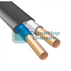 Кабель ВВГ-Пнг(А) 2х1.5 ок (N) 0.66кВ (бухта 50м) (шт) АЛЬФАКАБЕЛЬ 45976