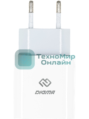 Сетевое зарядное устройство Digma DGW3C 3A PD белый