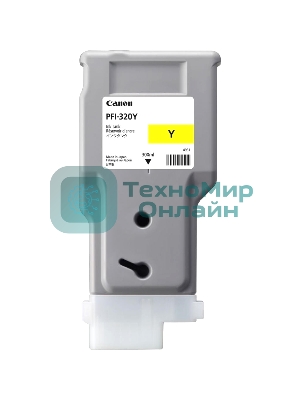 Картридж струйный Canon PFI-320 Y 2893C001 желтый (300мл) для Canon Canon imagePROGRAF TM-200/205