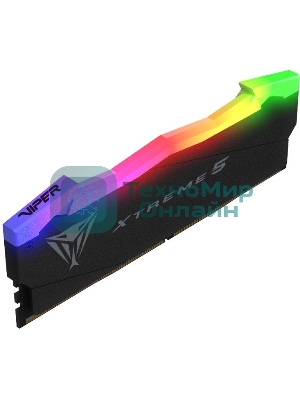 Оперативная память Patriot Viper Xtreme 5, DDR5, 32GB (2x16GB), 8000MHz, CL38, DIMM, с радиаторами, RGB, черный