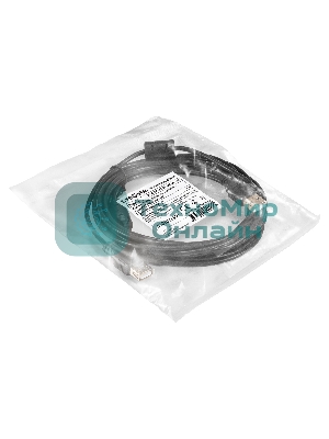 Удлинитель USB 2.0 ExeGate EX-CCF-USB2-AMAF-4.5F (Am/Af, позолоченные контакты, ферритовые кольца, 4,5м)