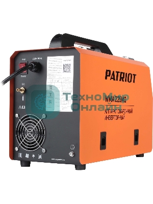 Сварочный аппарат PATRIOT WMA 225MQ (605301755) инверторный mig/mag/mma стальной и флюс. провлокой