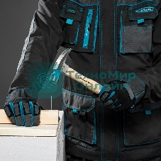 Молоток-гвоздодер Gross AMERICAN HICKORY 280 г, угол 75, магнит, обрезиненная рукоятка