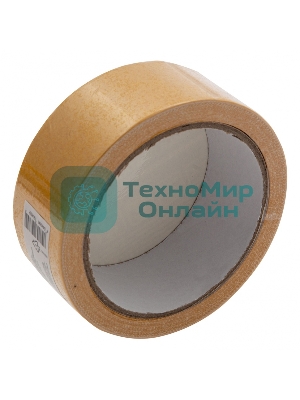 Лента клейкая двусторонняя Сибртех 38мм х 10 м, на тканевой основе