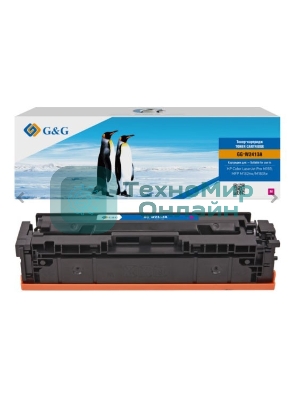 Картридж лазерный G&G GG-W2413A пурпурный (850стр.) для HP Color LaserJet Pro M155;MFP M182nw/M183fw