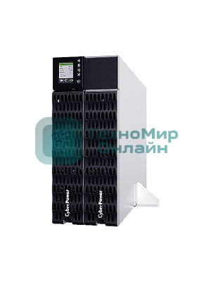 Источник бесперебойного питания CyberPower OL10KERTHD Online 10000VA/10000W USB/RS-232/Dry/EPO/SNMPslot/BM/ENV/RJ11/45/ВБМ (6 IEC С13, 1 IEC C19, terminal)
