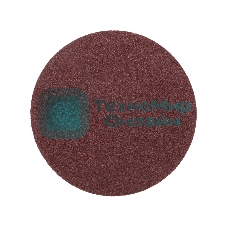 Диск абразивный Kranz на ворсовой основе, на липучке, без отверстий, P36, 125мм, 10 шт.