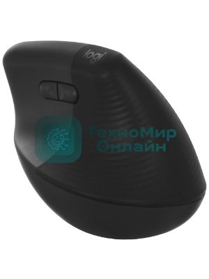 Мышь беспроводная Logitech Lift графитовый, 4000 dpi, радиоканал, Bluetooth, USB, кнопки - 6