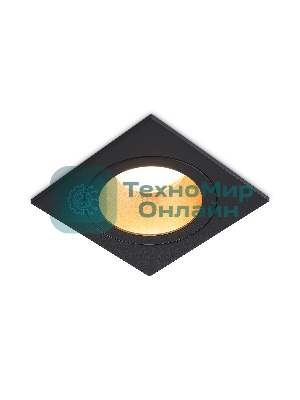 Встраиваемый точечный светильник Ambrella light TN102829 BK/GD черный/золото GU5.3 92*92*50