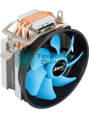 Кулер для процессора AeroCool/Formula Verkho 3 Plus серебристый, 120 мм, алюминий/медь, 2000 об/мин, 26.7 дБ, 4 pin, 125 Вт, 134 мм