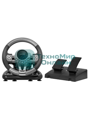 Игровой руль Defender FORSAGE 12 кн+2перекл.+1перекл. 8-ми позиц., USB