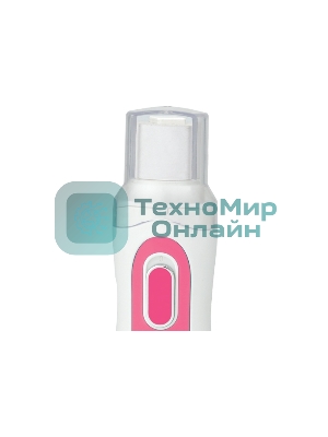 Набор для маникюра и педикюра Centek CT-2188 бело-розовый, 3 насадки