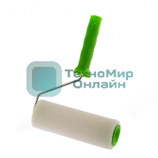 Валик Сибртех Поролон с ручкой, 200 мм, D 48 мм, D ручки 6 мм