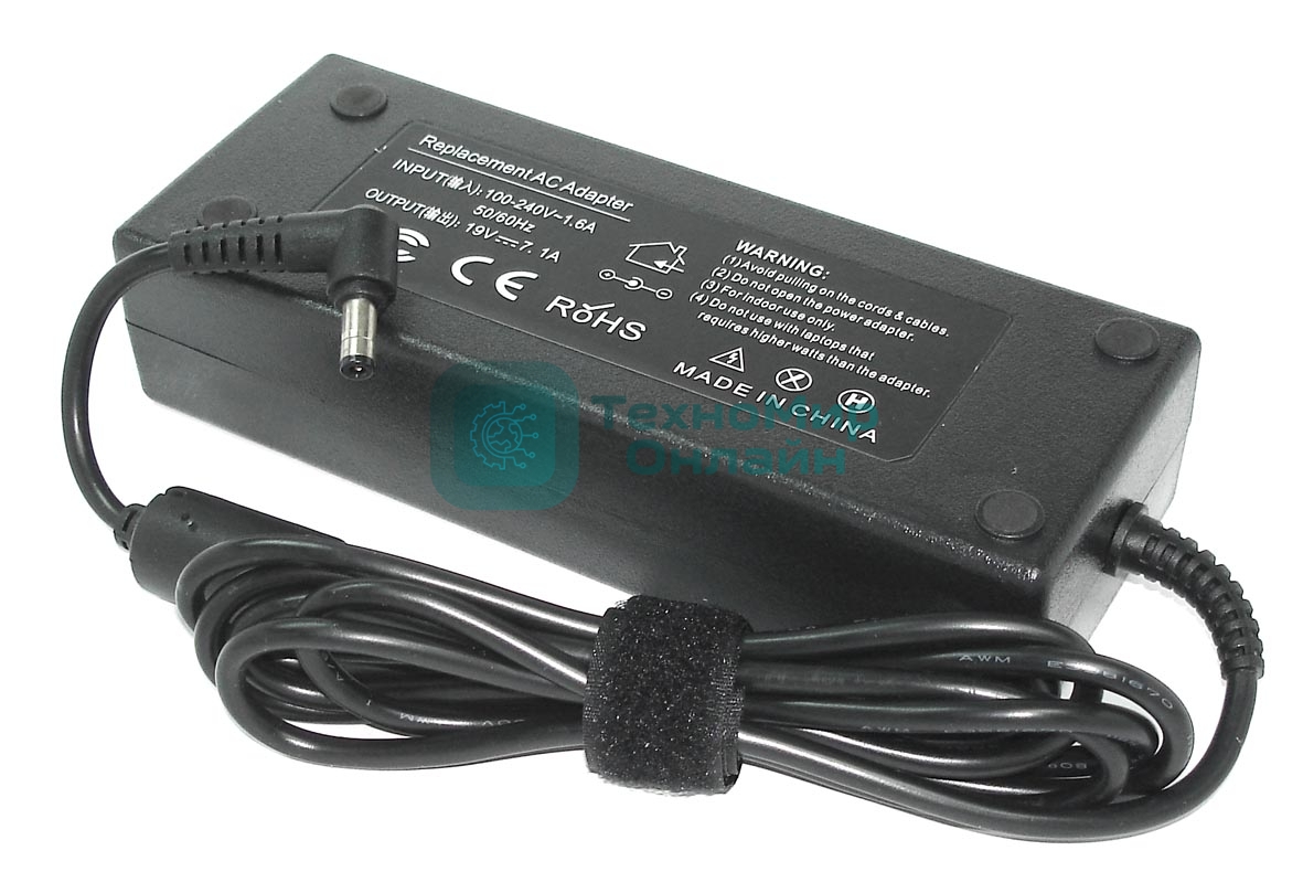 Блок питания (сетевой адаптер) для ноутбуков Acer 19V 7.1A 5.5x2.5 REPLACEMENT OEM