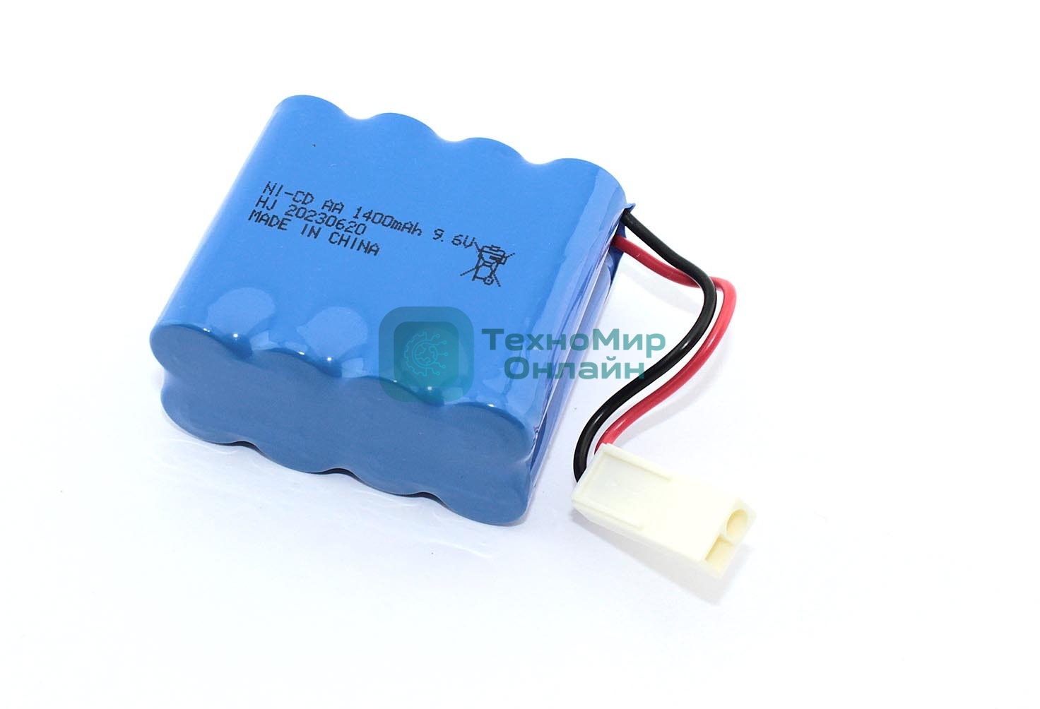 Аккумулятор Ni-Cd 9.6V 1400 mAh AA Row разъем EL-2P (4+4)