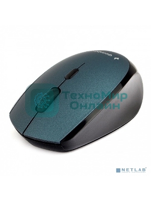 Мышь беспроводная Gembird MUSW-354-B синий, 1600 dpi, радиоканал, USB, кнопки - 4