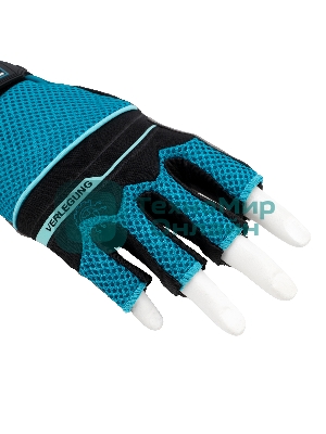 Перчатки комбинированные облегченные Gross открытые пальцы, AKTIV, размер М (8)