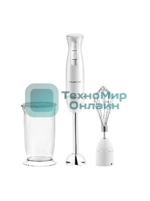 Блендер Galaxy Line GL 2144, белый, погружной, 1000 Вт, 17 000 об/мин, 2 скорости