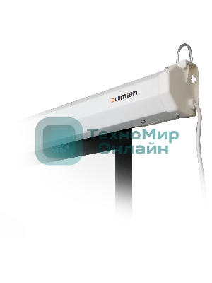 Экран с электроприводом Lumien Eco Control 229x305 см (раб. область 221х297 см) Matte White черная кайма по периметру 4:3