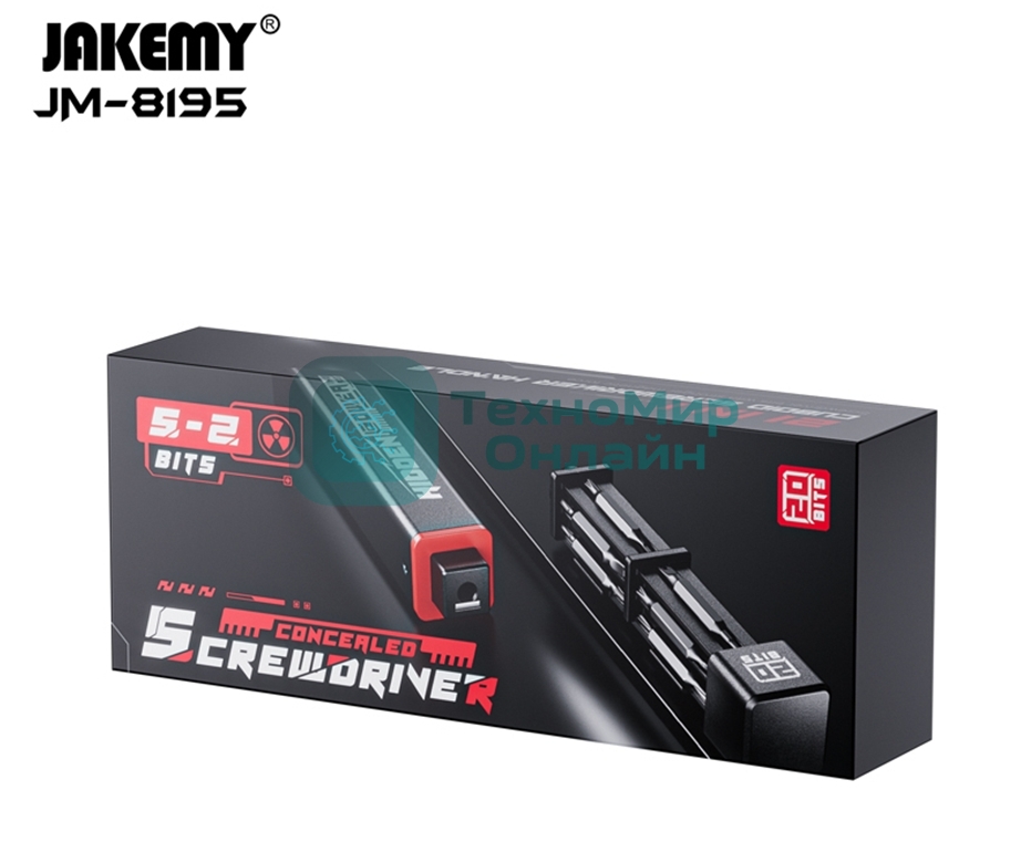 Компактная Отвертка со сменными насадками Jakemy JM-8195 20 в 1
