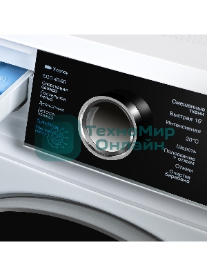 Стиральная машина Maunfeld MFWM106IWHT белый, фронтальная загрузка 6 кг, 1000 об/мин, класс А+++