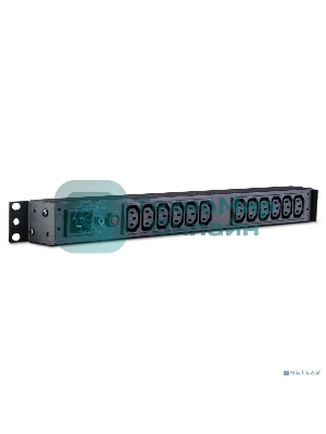Блок распределения питания PDU CyberPower PDU83401 Basic 1U type, 16Amp, 12 IEC outlets