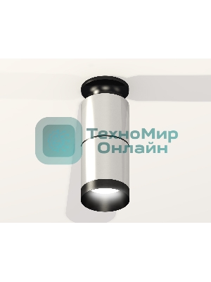 Светильник Ambrella Light XS6305080 PSL/PBK серебро полированное/черный полированный MR16 GU5.3 (N6902, C6305, A2061, N6131)