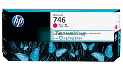 Картридж струйный HP 746 300-ml пурпурный Ink Cartridge