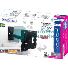 Кронштейн Kromax DIX-17 BLACK (для LED/LCD телевизоров 22