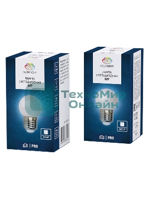 Лампа светодиодная Neon-night d-45 3 LED 1Вт шар . белая E27 25лм 220В