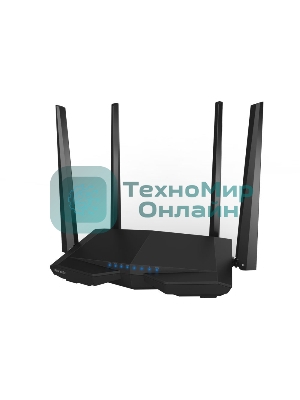 Маршрутизатор Tenda AC6 AC1200 Двухдиапазонный, Wi-Fi маршрутизатор, 4*5 дБи внешние антенны