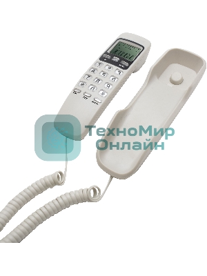 Телефон проводной Ritmix RT-010 белый