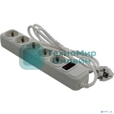 Сетевой фильтр Exegate EX221174RUS Сетевой фильтр Exegate SP-5-1.8W (5 розеток, 1.8 м, евровилка, белый)